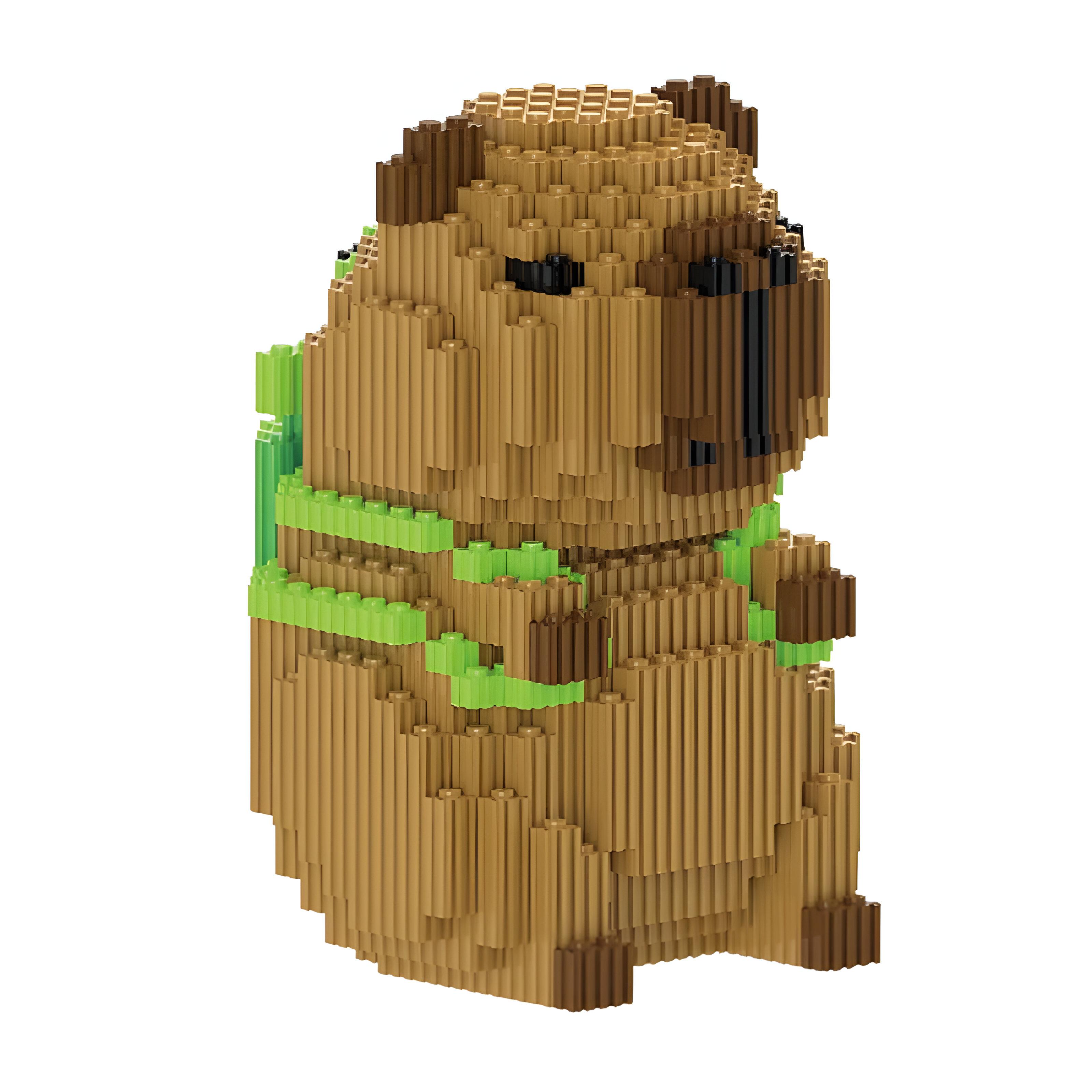 Конструктор Magic Blocks Капибара с рюкзаком 1606 дет. (7260)