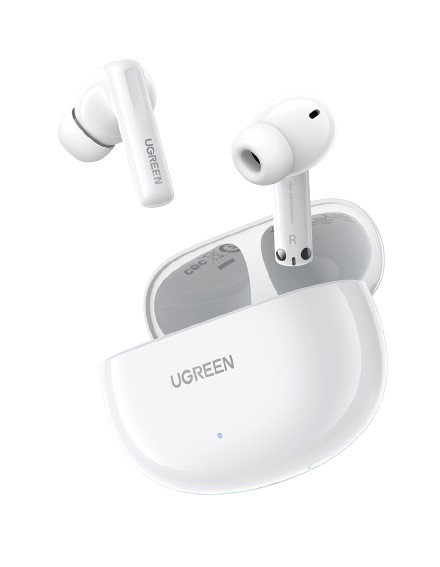 Наушники UGREEN WS205 Hi-Res Audio LDAC с активным шумоподавлением Bluetooth 5.4 White (45585)