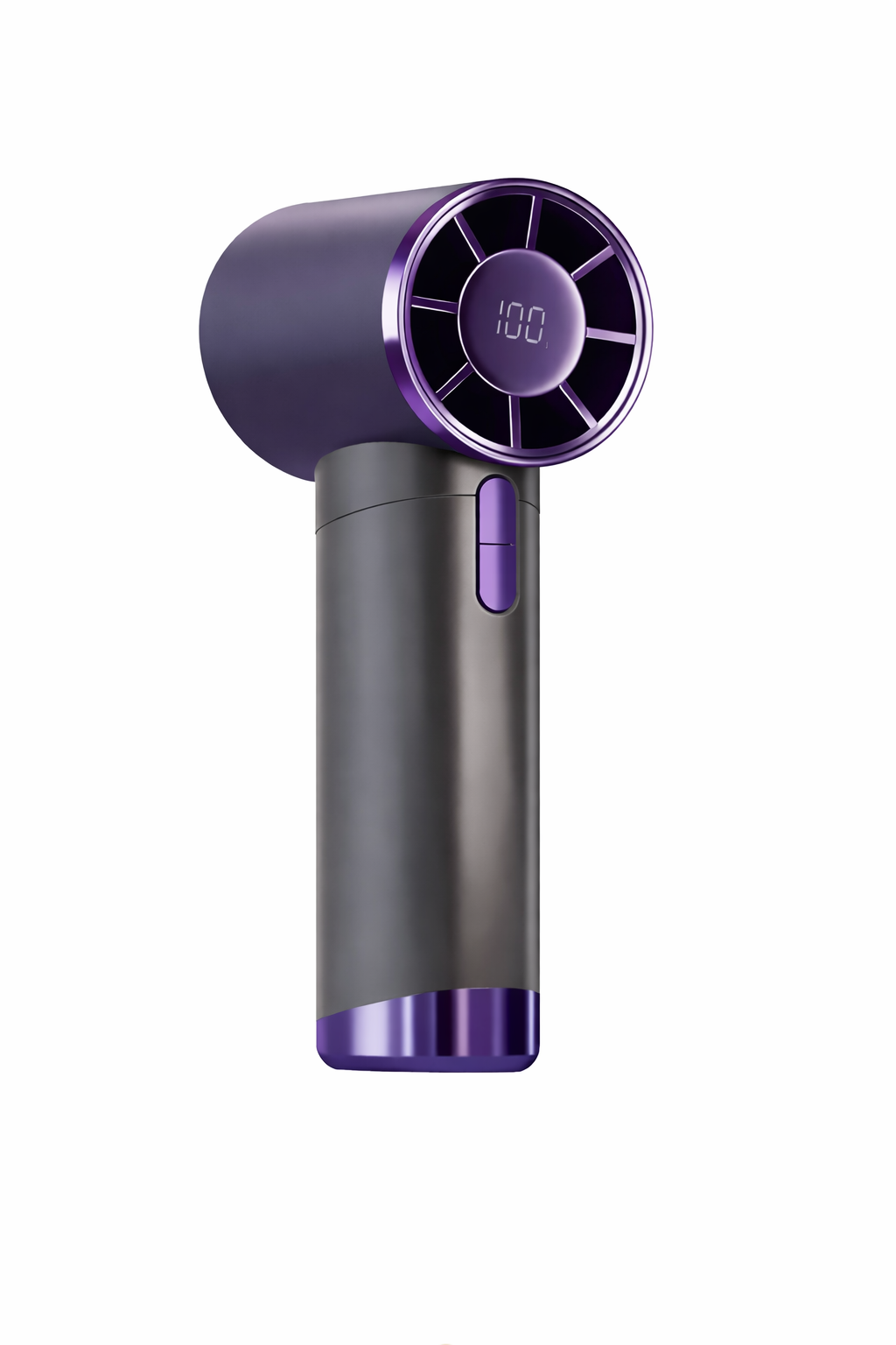 Мини-вентилятор ручной 1013 аккумуляторный с LED-дисплеем Пурпурный (33675718) Мини-вентилятор ручной 1013 аккумуляторный с LED-дисплеем Пурпурный (33675718)