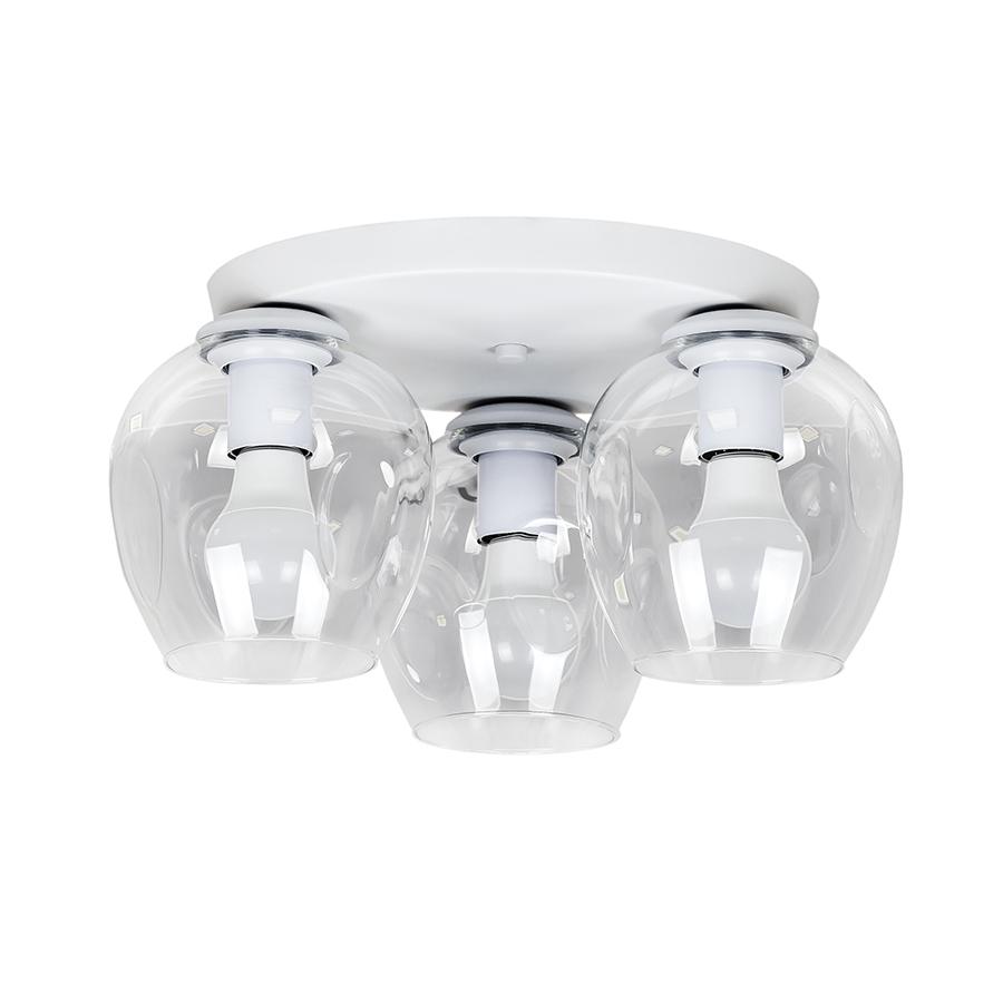 Люстра потолочная Light House LS-18142F-3 WH/CL 300 Белый/Прозрачный
