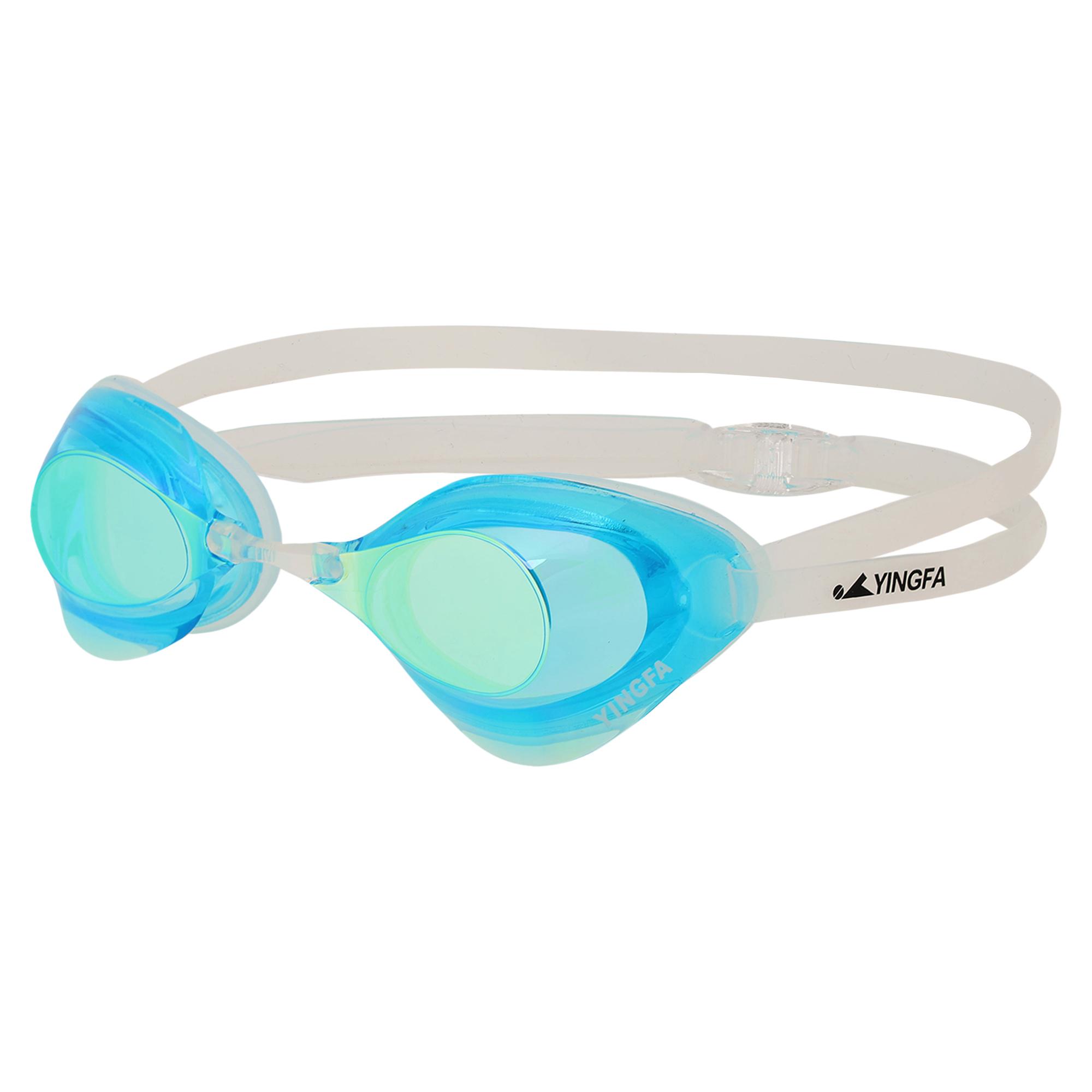 Очки для плавания стартовые YINGFA Y-N2AF-V радужные линзы Синий (Y-N2AF-V_Синий)