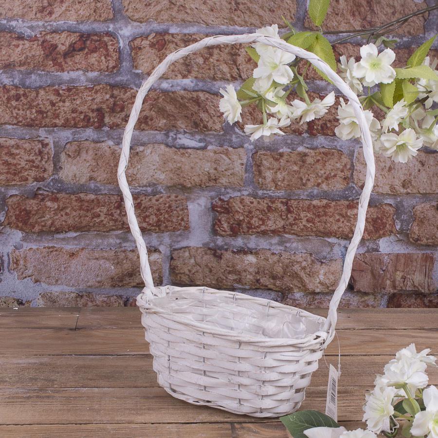 Корзина с длинной ручкой Белый (2284-2)