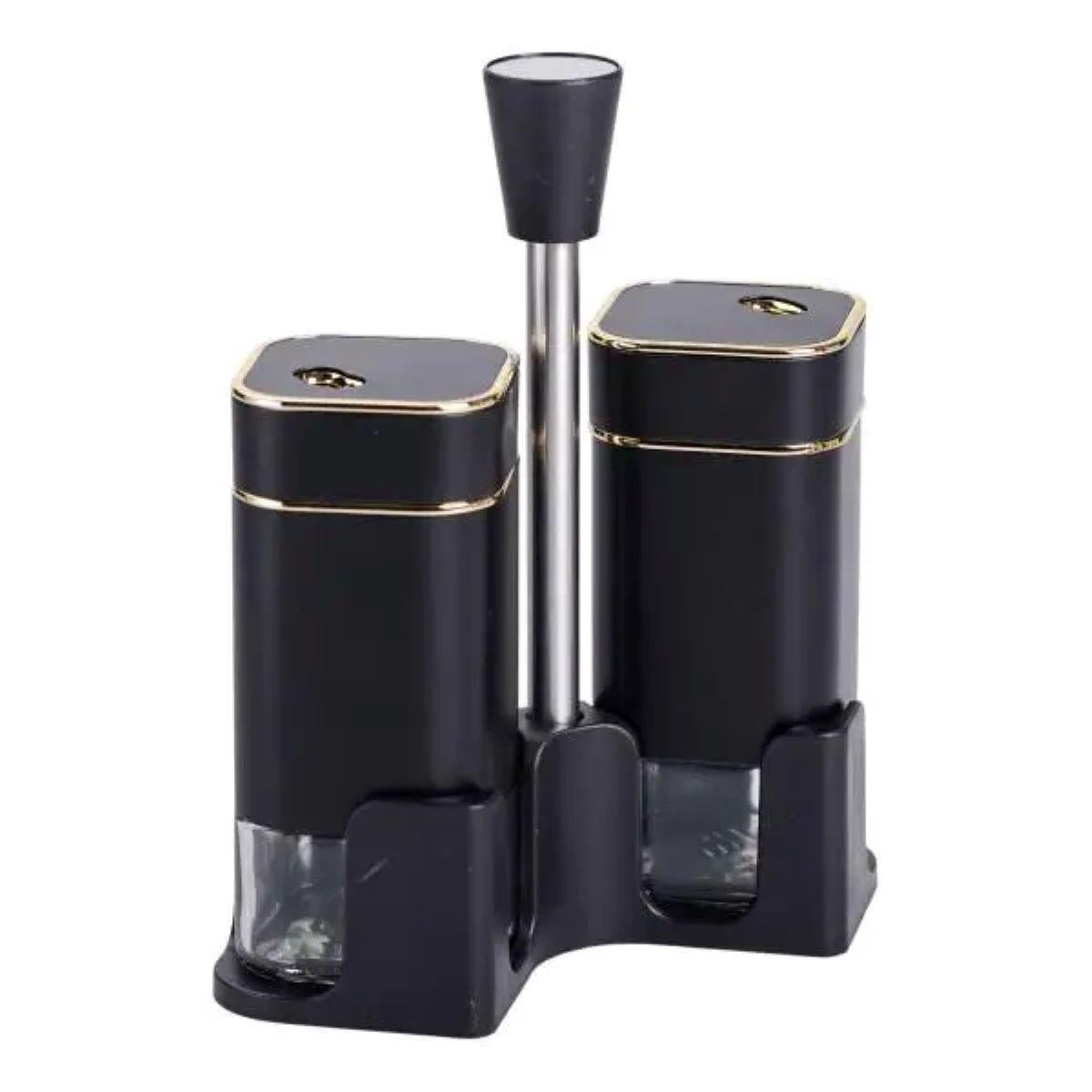 Набір для спецій на підставці для солі та перцю 2 шт. по 120 мл (HP-1305) - фото 2 Набір для спецій на підставці для солі та перцю 2 шт. по 120 мл (HP-1305) - фото 2