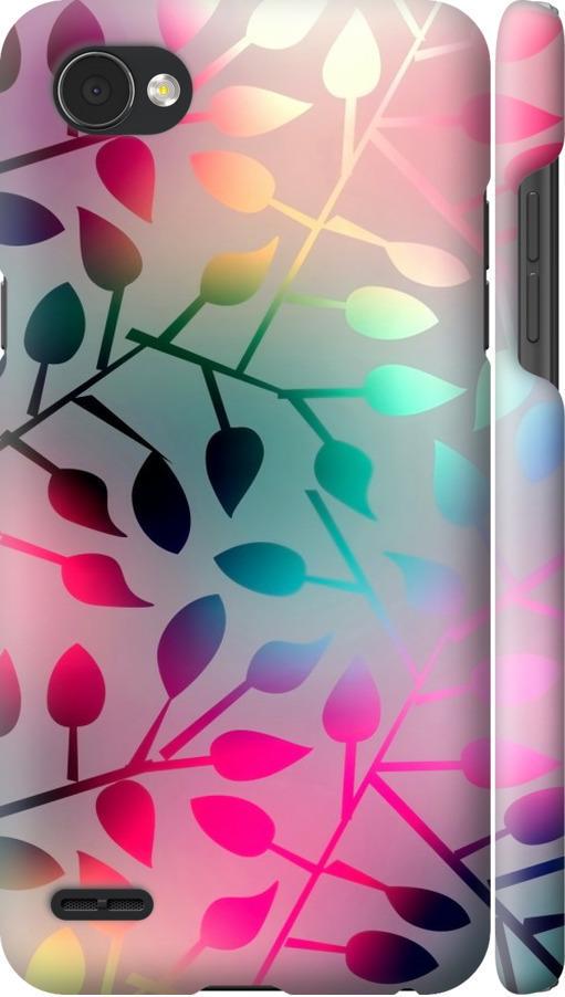 Чехол на LG Q6 Листья (2235m-1094-42517)