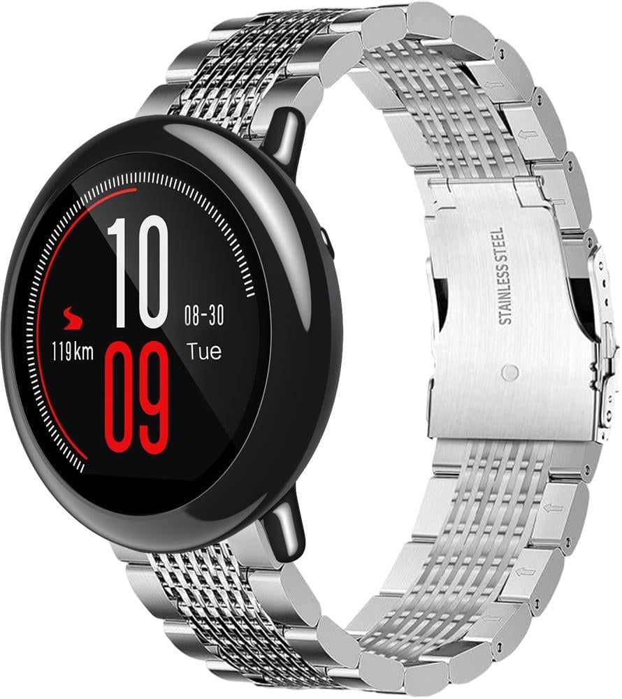 Ремінець металевий Gripix для Amazfit Pace Sport Silver (42065-59) Ремінець металевий Gripix для Amazfit Pace Sport Silver (42065-59)