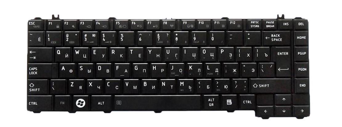 Клавіатура для ноутбука Toshiba Satellite C640D матова (9Z.N4VGV.00R)