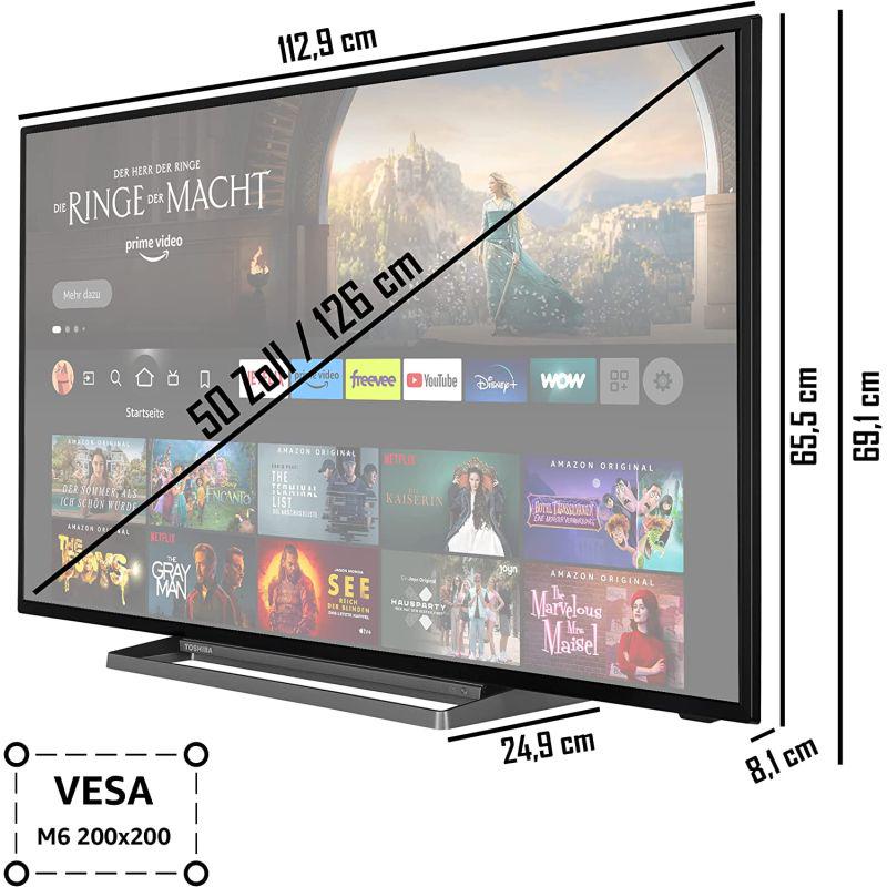 Телевизор Toshiba 50UF3D63DA 4K/Android/60 Гц/Bluetooth 50" - фото 5