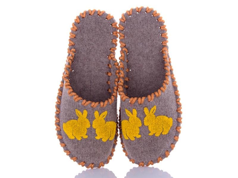 Тапочки фетровые женские VENDS 216 р. 36-37 Бежевый