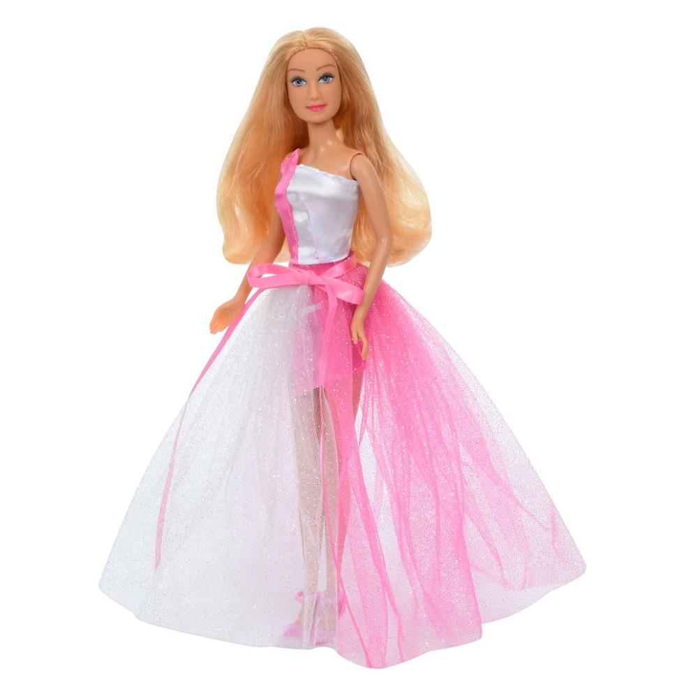 Лялька дитяча 8456 в бальній сукні Рожевий (26122397)