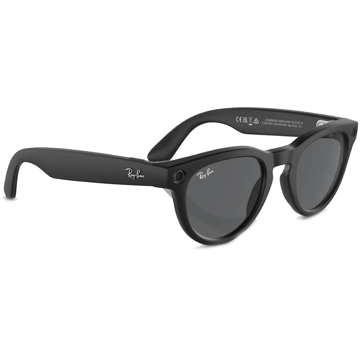 Смарт-очки Ray-Ban Meta Headliner Matte Black Frame/Charcoal Black Lenses RW4009 601S87 50-23 - фото 2