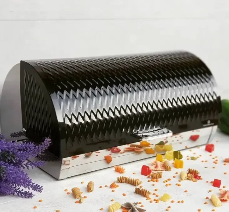 Хлібниця Edenberg 39х28х18,5 см Чорний (EB-131) Хлібниця Edenberg 39х28х18,5 см Чорний (EB-131)