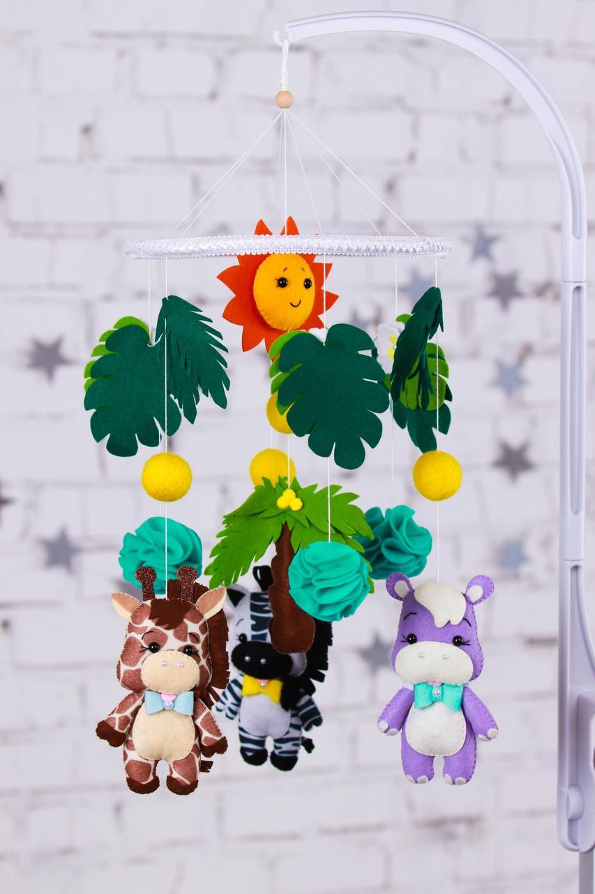 Мобиль детский WooolyWool Сафари (27861162)