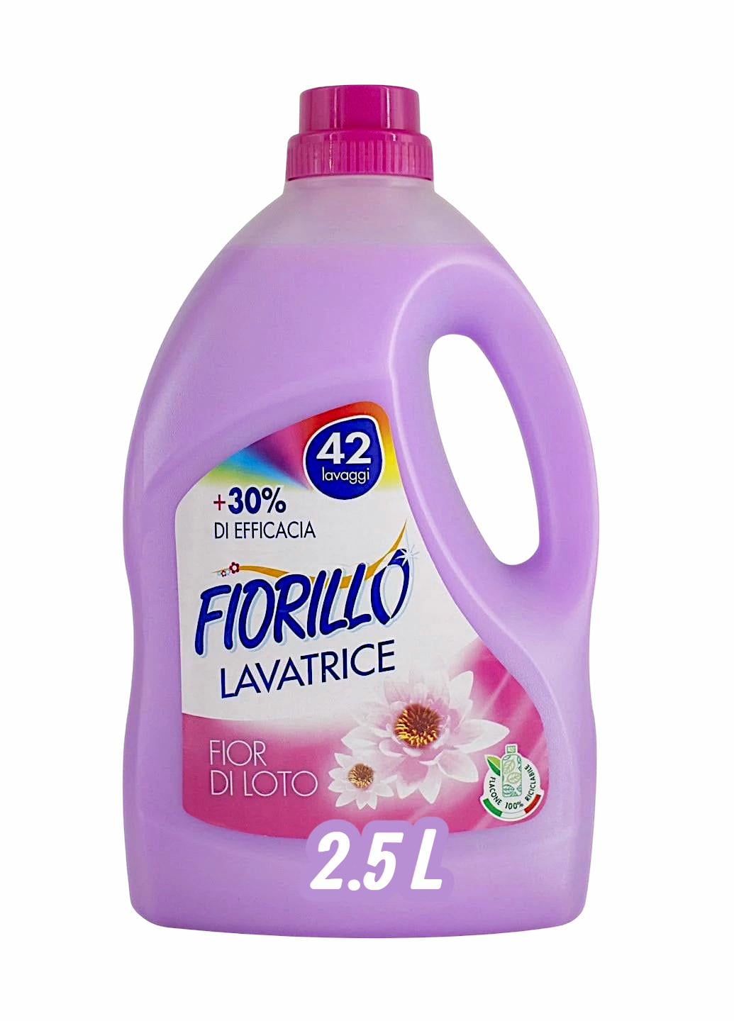 Гель концентрат для стирки универсальный Fiorillo Lavatrice Lotus Flower 42 цикла стирки 2,5 л (001619)