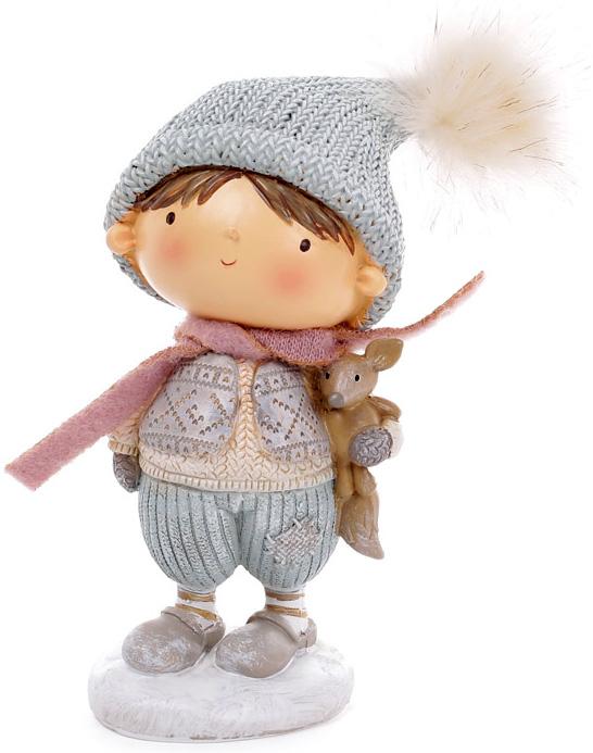 Фигурка декоративная Мальчик с лисенком 8х7,5х16 см (BD-831-179)