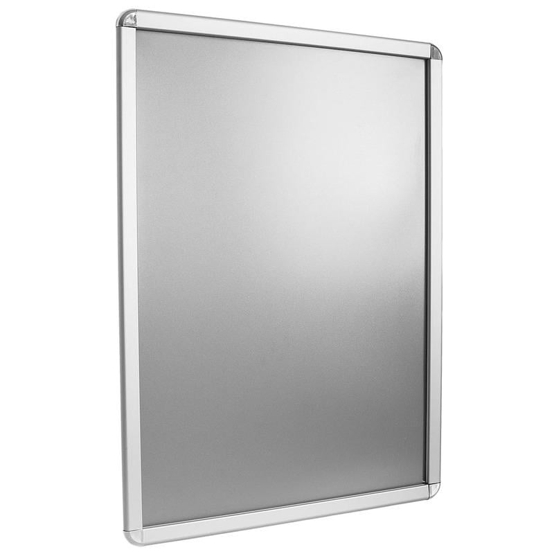 Рамка клик для плаката А0 32 мм профиль алюминий ХРОМ УГЛ