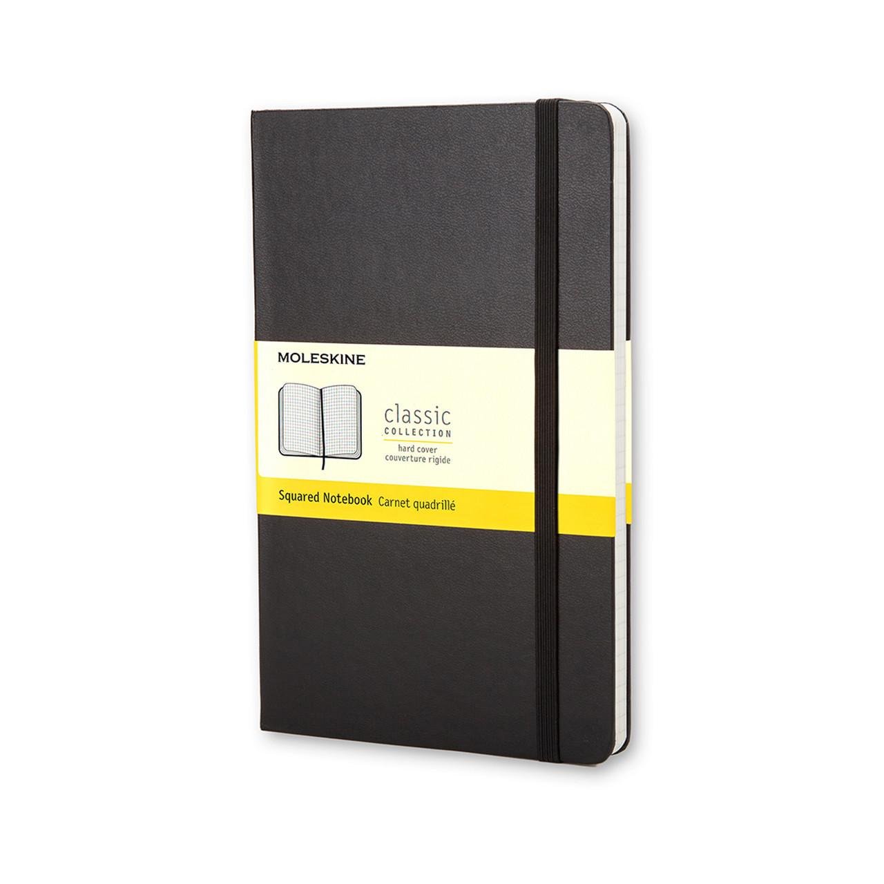 Блокнот Moleskine Classic черный средний 240 страниц в клетку 13х21 см (9788883701139)