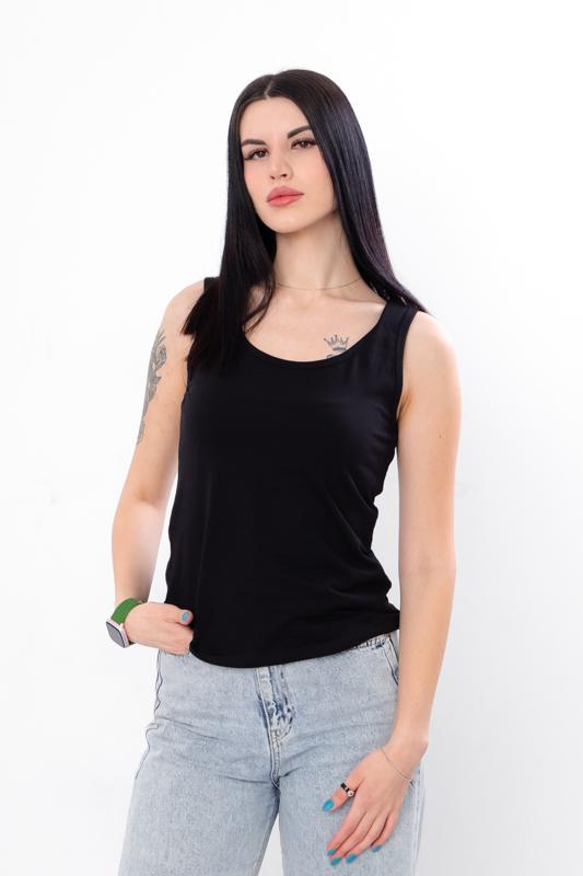 Майка жіноча Носи Своє р. 46 Чорний (8187-036-v21) Майка жіноча Носи Своє р. 46 Чорний (8187-036-v21)