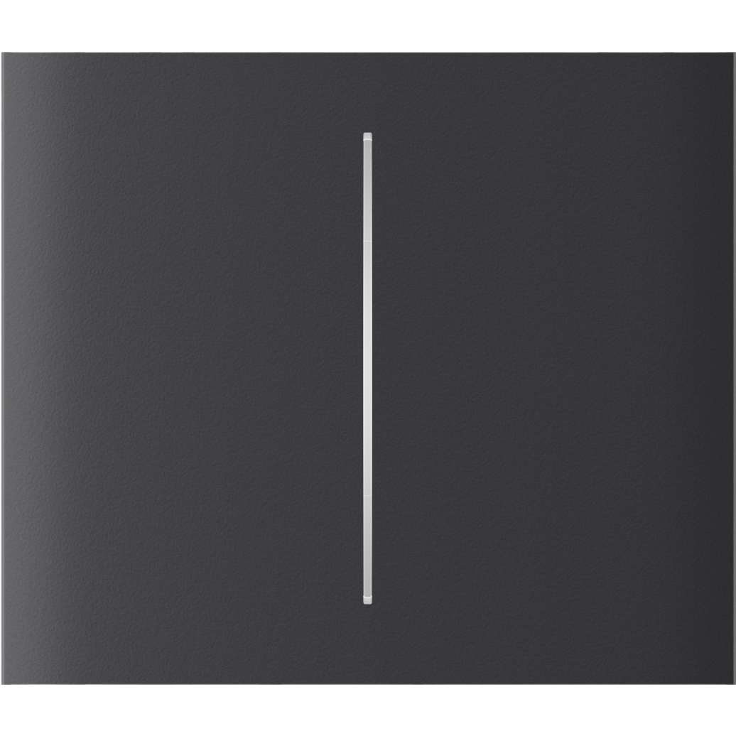 Кнопка центральная для двухклавишного выключателя Ajax CenterButton 2-Gang Vertical Graphite (17171)