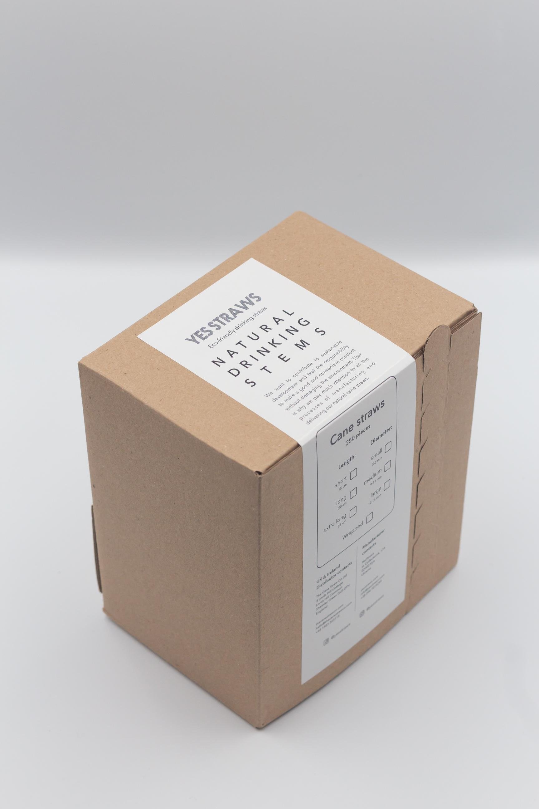 Трубочка из камыша Yes Straws Мартини Вайд 250 шт. - фото 2