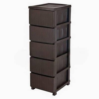 Комод пластиковый RIO Dark (8-12-10479)