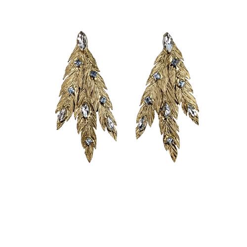 Серьги Cristal Seta Decor Феникс (25-529GL-WT)