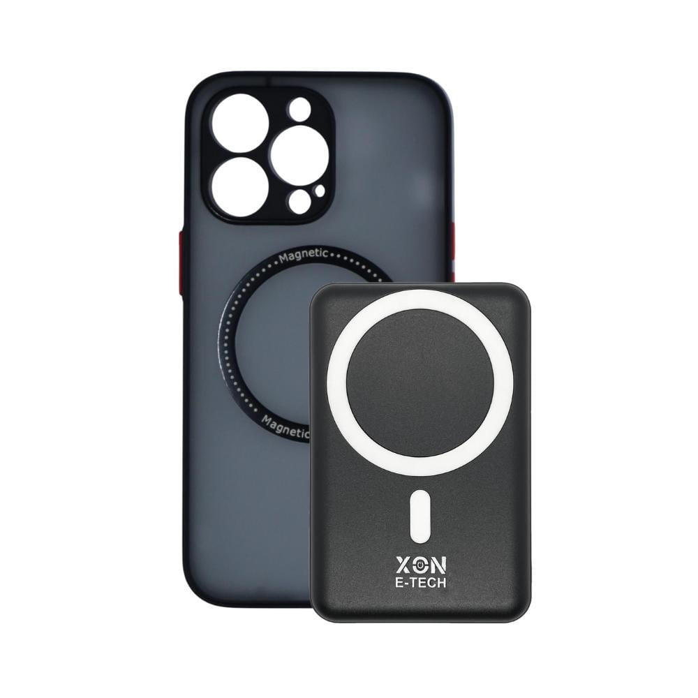 Чохол з бездротовою батареєю XON 5000 mAh для iPhone 14 Pro BatteryCase Чорний (958803142)