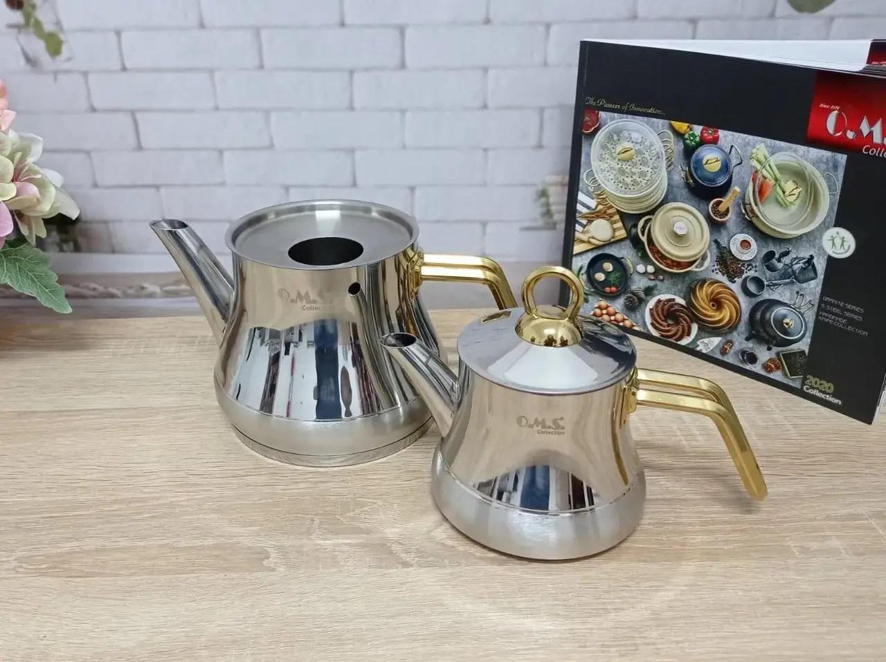 Чайник двухъярусный OMS Collection 8075-M 0,5/1,25 л (89871) - фото 8 Чайник двухъярусный OMS Collection 8075-M 0,5/1,25 л (89871) - фото 8