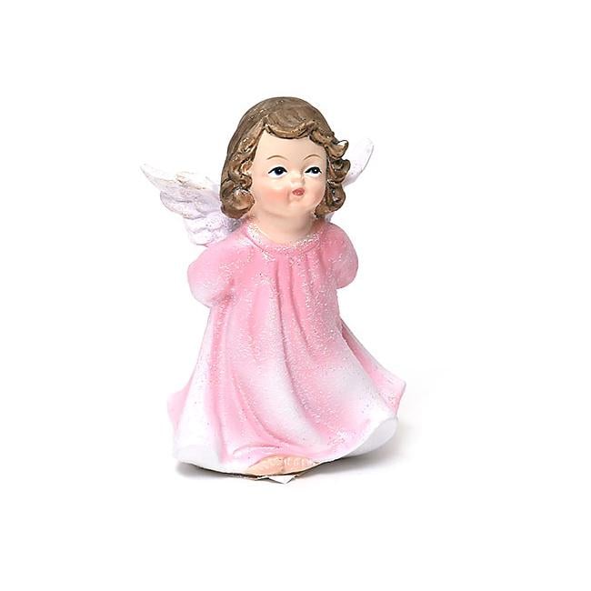 Декоративная статуэтка BonaDi Ангел Розовый (492-A28)
