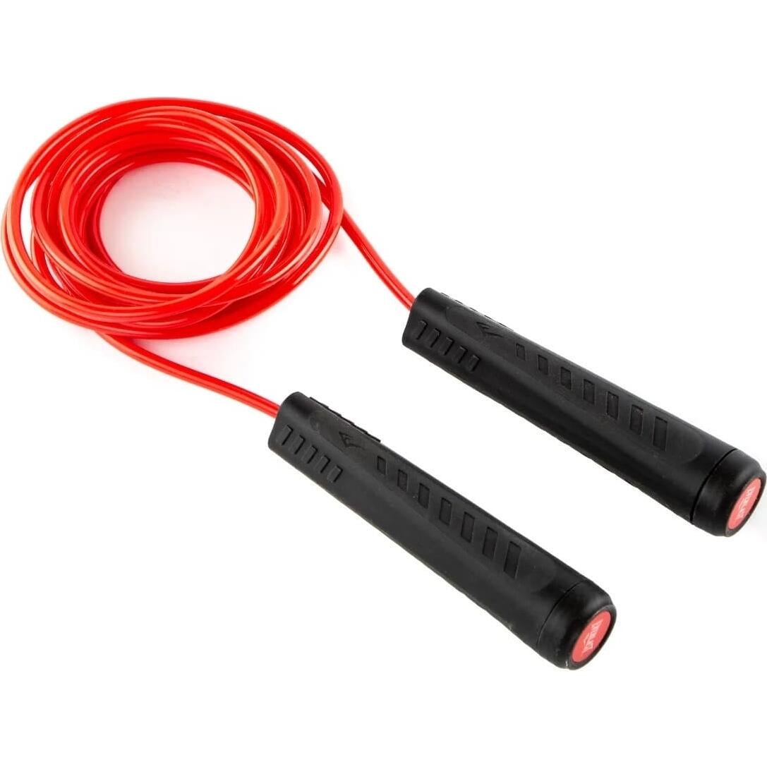 Скакалка Everlast ADJUSTABLE WEIGHTED JUMP ROPE 335 см Красно-черный (P00002708)