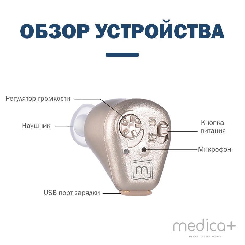 Слуховой аппарат Medica+ Sound Control 14 на аккумуляторе (10713284) - фото 7