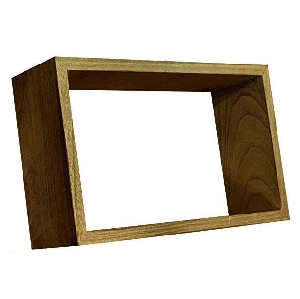 Полка настенная из дерева Алмас 25х43 см Мускат (НСП-431607)