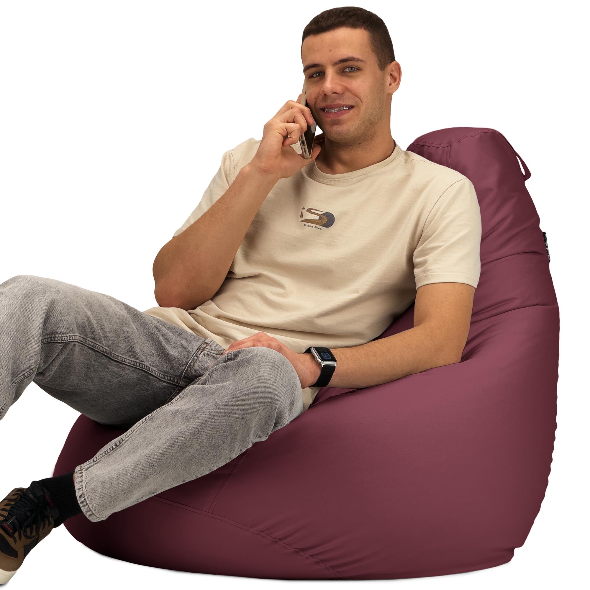 Кресло-мешок Студия Комфорта Груша оксфорд флекс 120х85 см Бордовый (9012215) - фото 6 Кресло-мешок Студия Комфорта Груша оксфорд флекс 120х85 см Бордовый (9012215) - фото 6