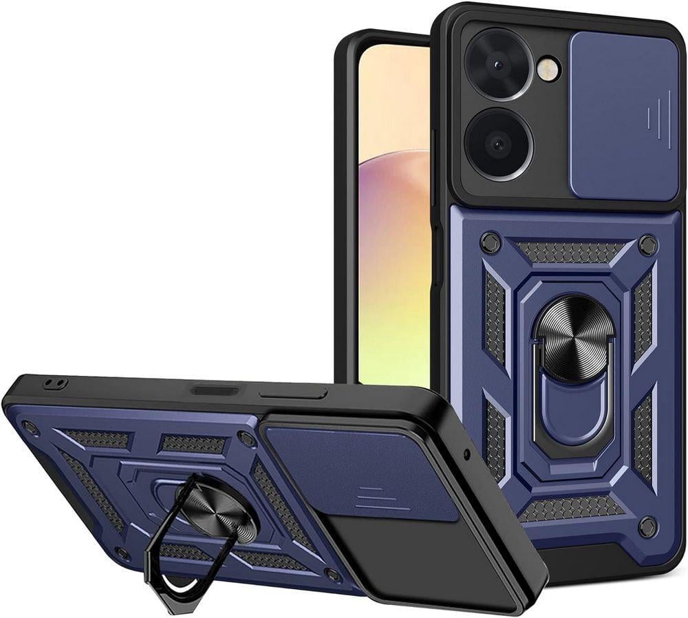 Чехол с защитой камеры 3DGuard Realme 10 Blue (33862-28)