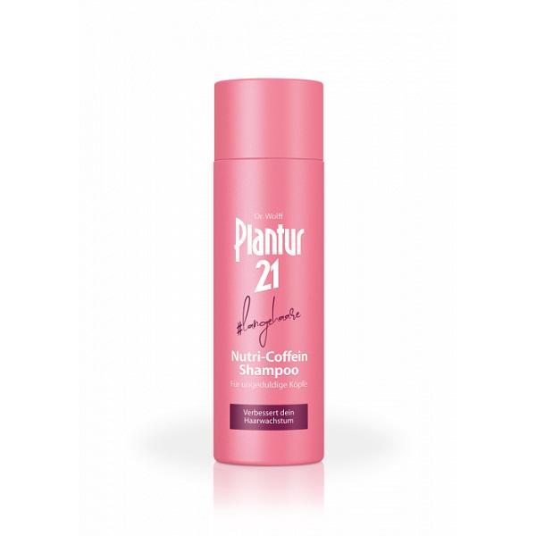 Шампунь женский от выпадения волос Plantur 21 Long Hair Nutri-Caffeine Shampoo с нутри-кофеином для длинных вьющихся волос 200 мл (75002)