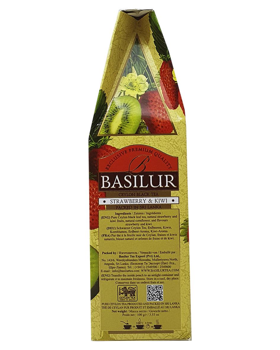 Чай чорний Basilur Магічні Фрукти Полуниця та Ківі 100 г (55188) - фото 3