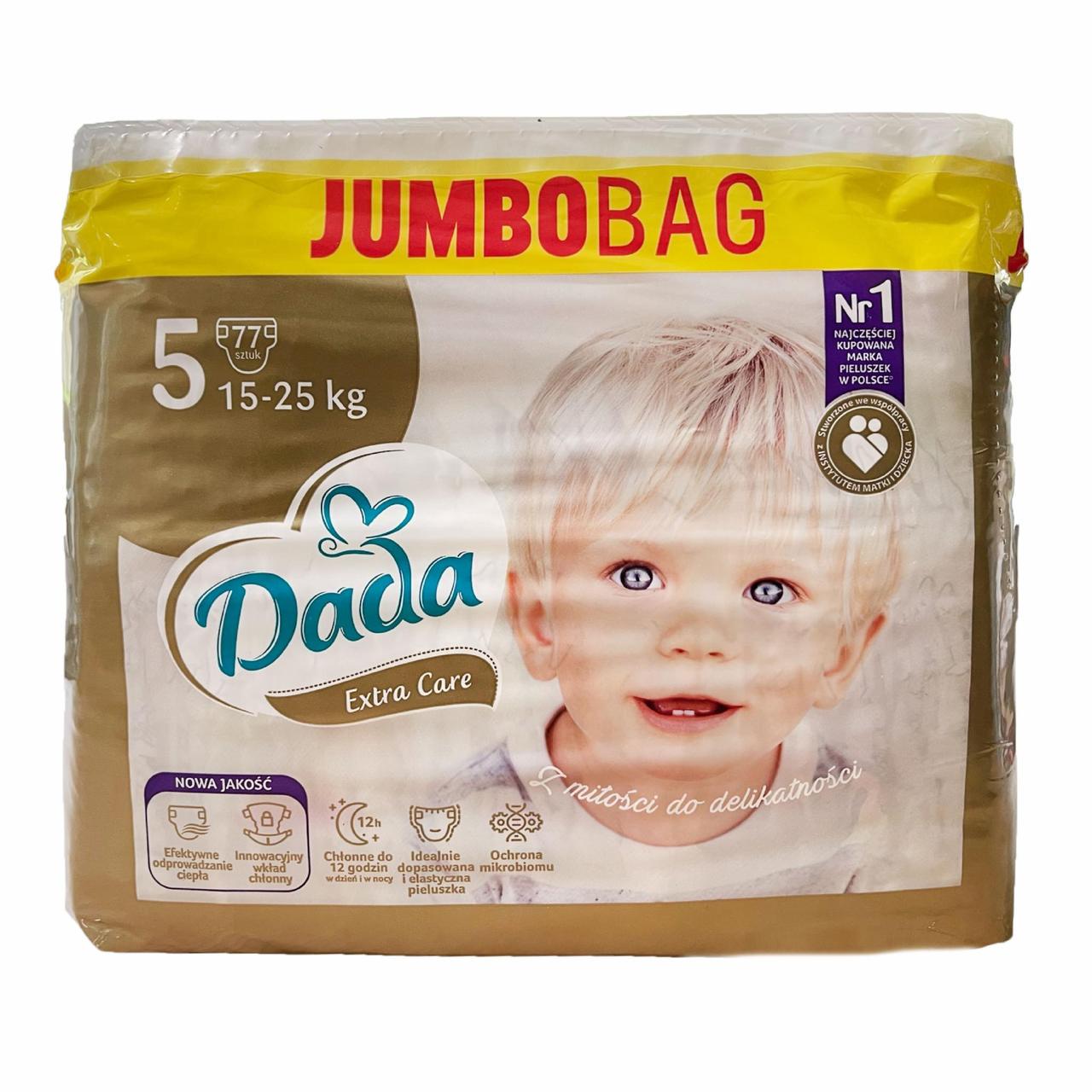 Підгузки Dada Extra Care 5 Junior 15-25 кг 77 шт. (2599273645)