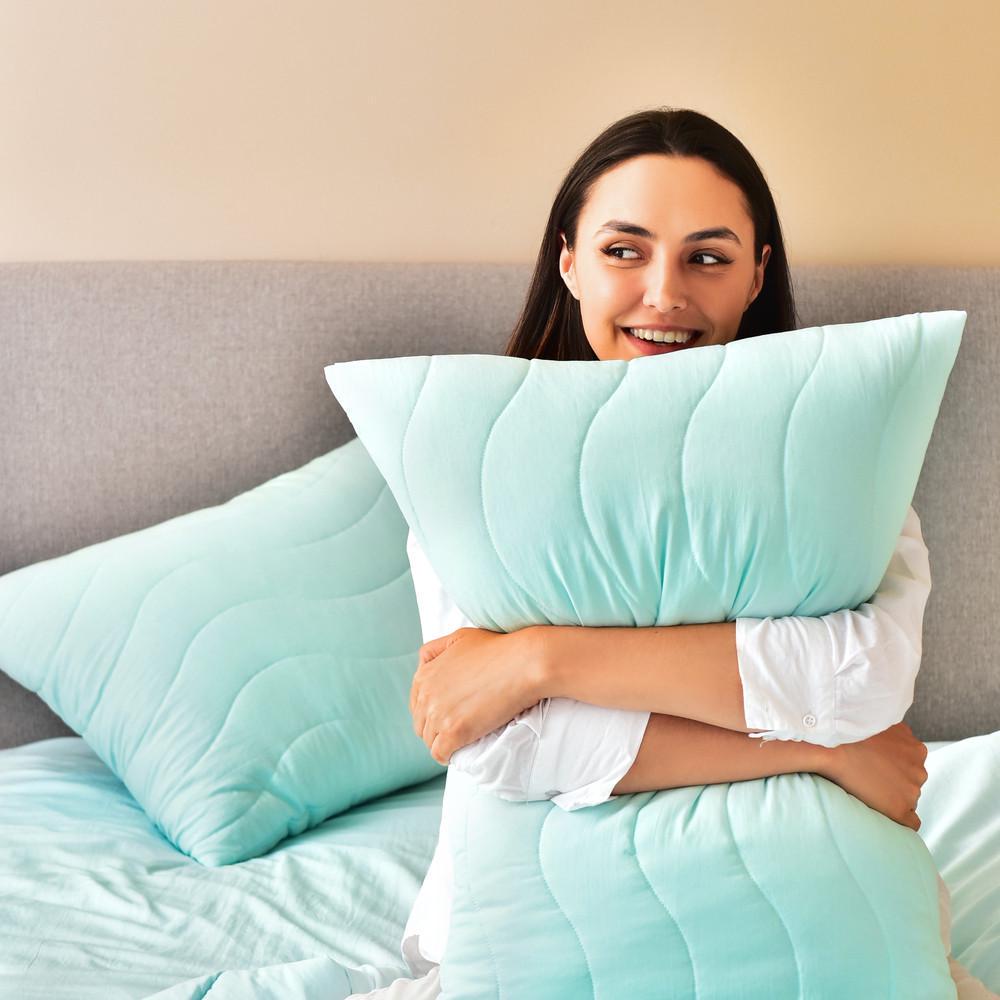 Набор постельного белья IDEIA OASIS одеяло полуторное 140х210 см/наволочка 50х70 см/простынь 150х220 см - фото 10 Набор постельного белья IDEIA OASIS одеяло полуторное 140х210 см/наволочка 50х70 см/простынь 150х220 см - фото 10