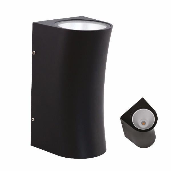 Светильник настенный уличный Horoz Servi 12 Вт 4200 К Черный