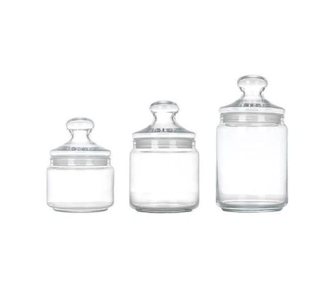 Набор банок для сыпучих Luminarc V3716 Jar Club 3 шт. 500/750/1000 мл Набор банок для сыпучих Luminarc V3716 Jar Club 3 шт. 500/750/1000 мл