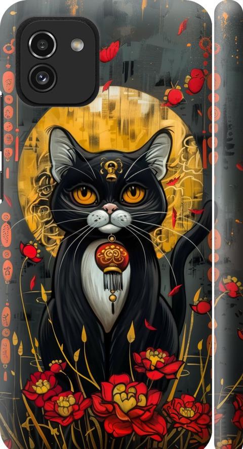 Чехол на Samsung Galaxy A03 A035F China Cat (6134m-2499-42517)
