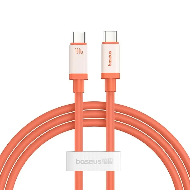 Кабель BASEUS 0 ℃ Series Fast Charging Cable Type-C to Type-C P10368800731-00 100W 1 м Coral
