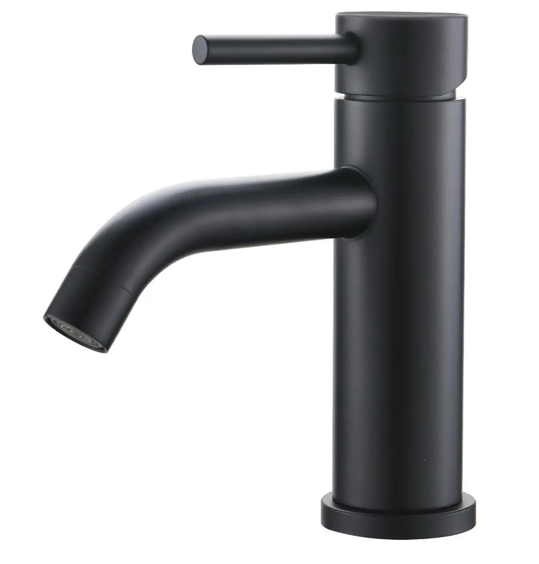 Змішувач для раковини одноважільний IBERGRIF M11003B Чорний матовий