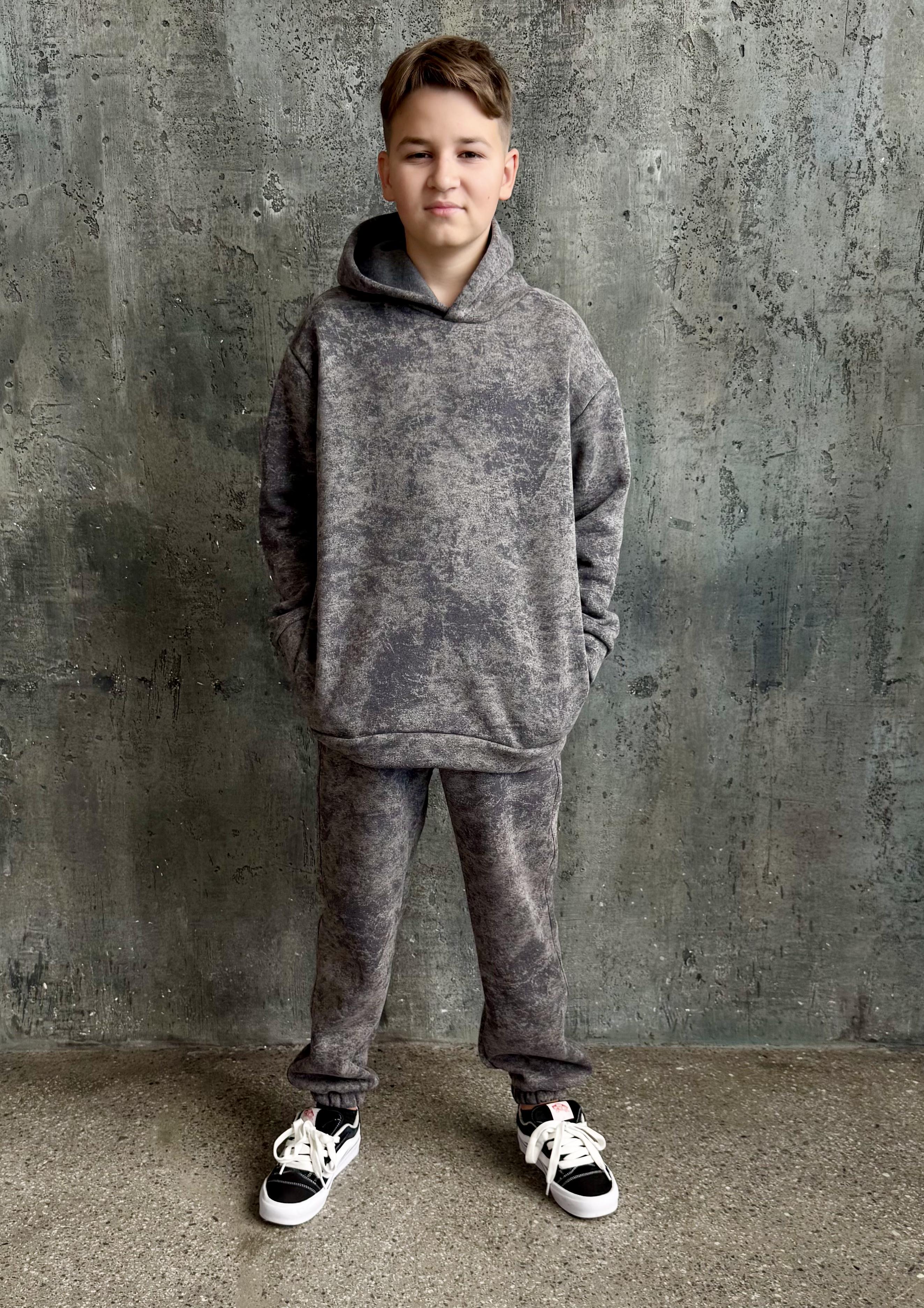 Костюм утеплений TM Spinogriz СПИ2025 oversize 140 см Сірий (29846091)