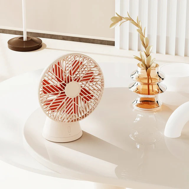 Портативний вентилятор Sothing Forest Desktop Fan Pro DSHJ-S-2215 4000 mAh Apricot (000918) - фото 4 Портативний вентилятор Sothing Forest Desktop Fan Pro DSHJ-S-2215 4000 mAh Apricot (000918) - фото 4