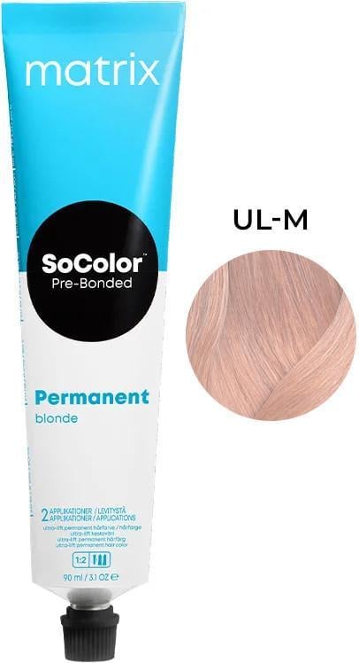 Крем-краска для волос Matrix SoColor Pre-Bonded UL-M 90 мл Крем-краска для волос Matrix SoColor Pre-Bonded UL-M 90 мл