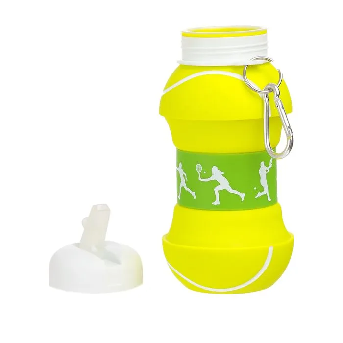 Бутылка для воды спортивная складная OSPORT с карабином 550 мл (MS 4624) - фото 2