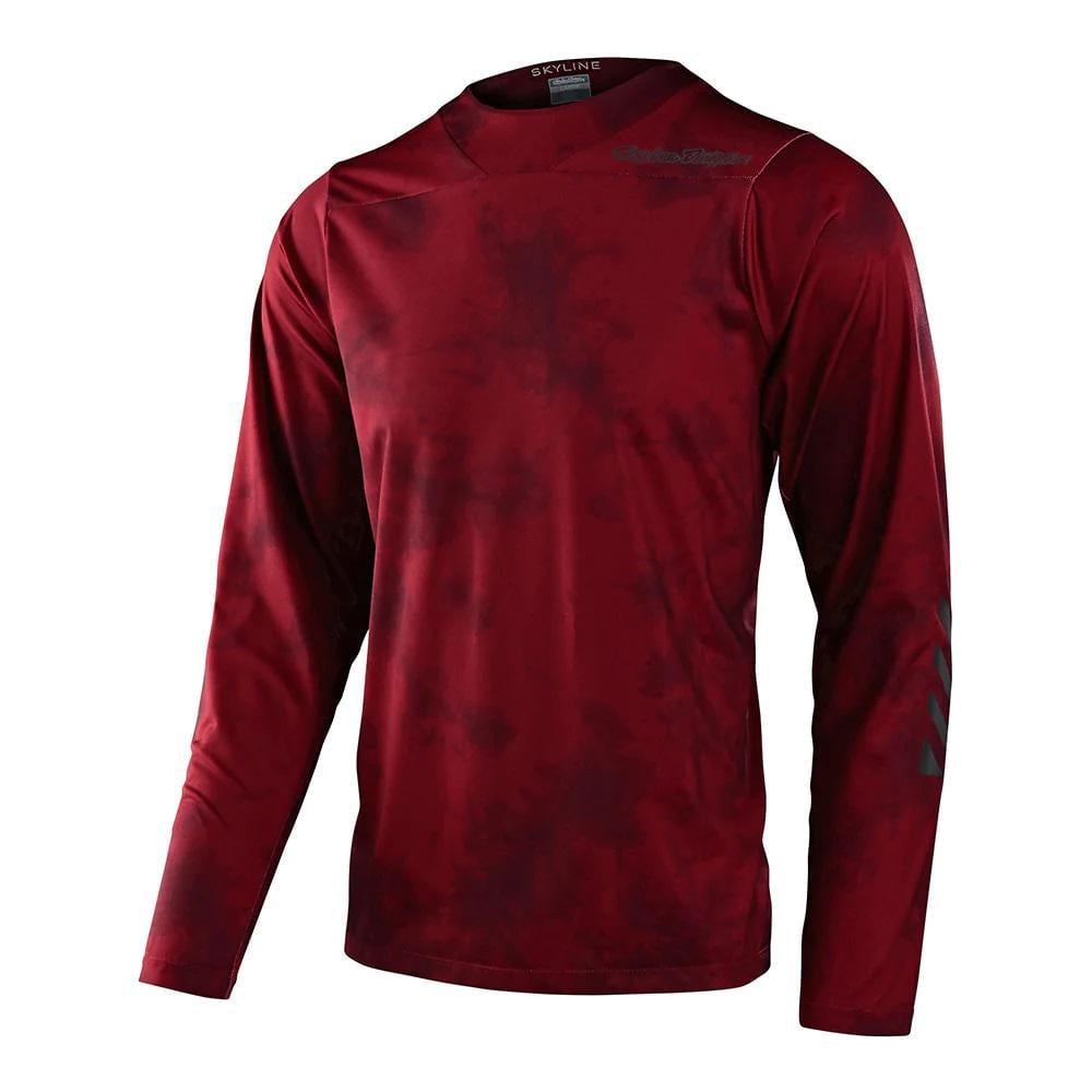 Джерси TLD SKYLINE LS CHILL JERSEY TIE DYE L Wine (353159014)