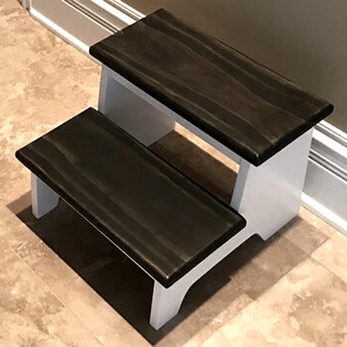 Скамейка-ступенька из дерева Джефер Зефир/Венге (ССТ-00512012)