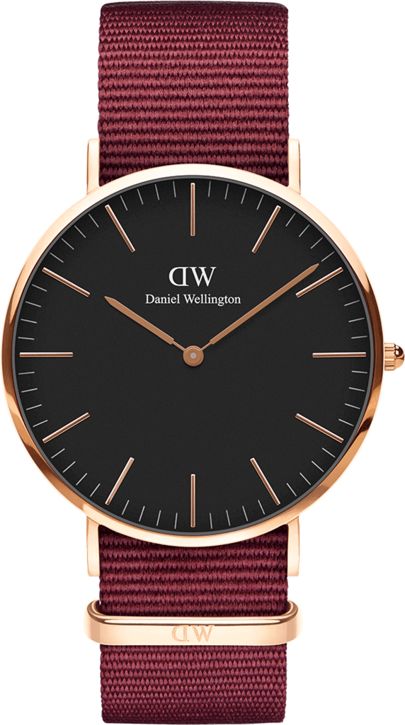 Часы кварцевые Daniel Wellington DW00100269 Classic 40 Roselyn RG Black