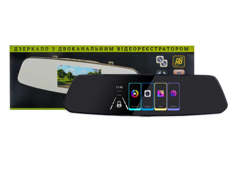 Дзеркало з відеореєстратором Phantom RM-52 DVR Full HD - фото 5 Дзеркало з відеореєстратором Phantom RM-52 DVR Full HD - фото 5